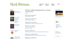 Desktop Screenshot of markbittman.com